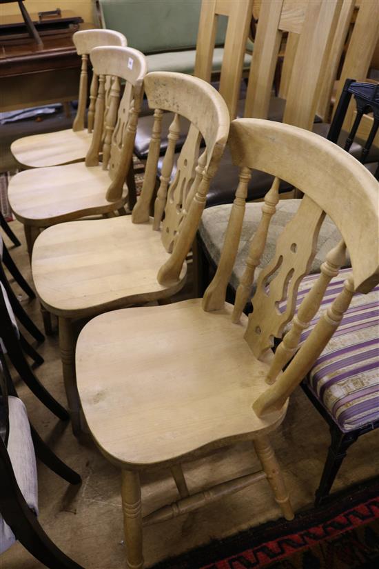 Set 4 Victorian style dining chairs(-)